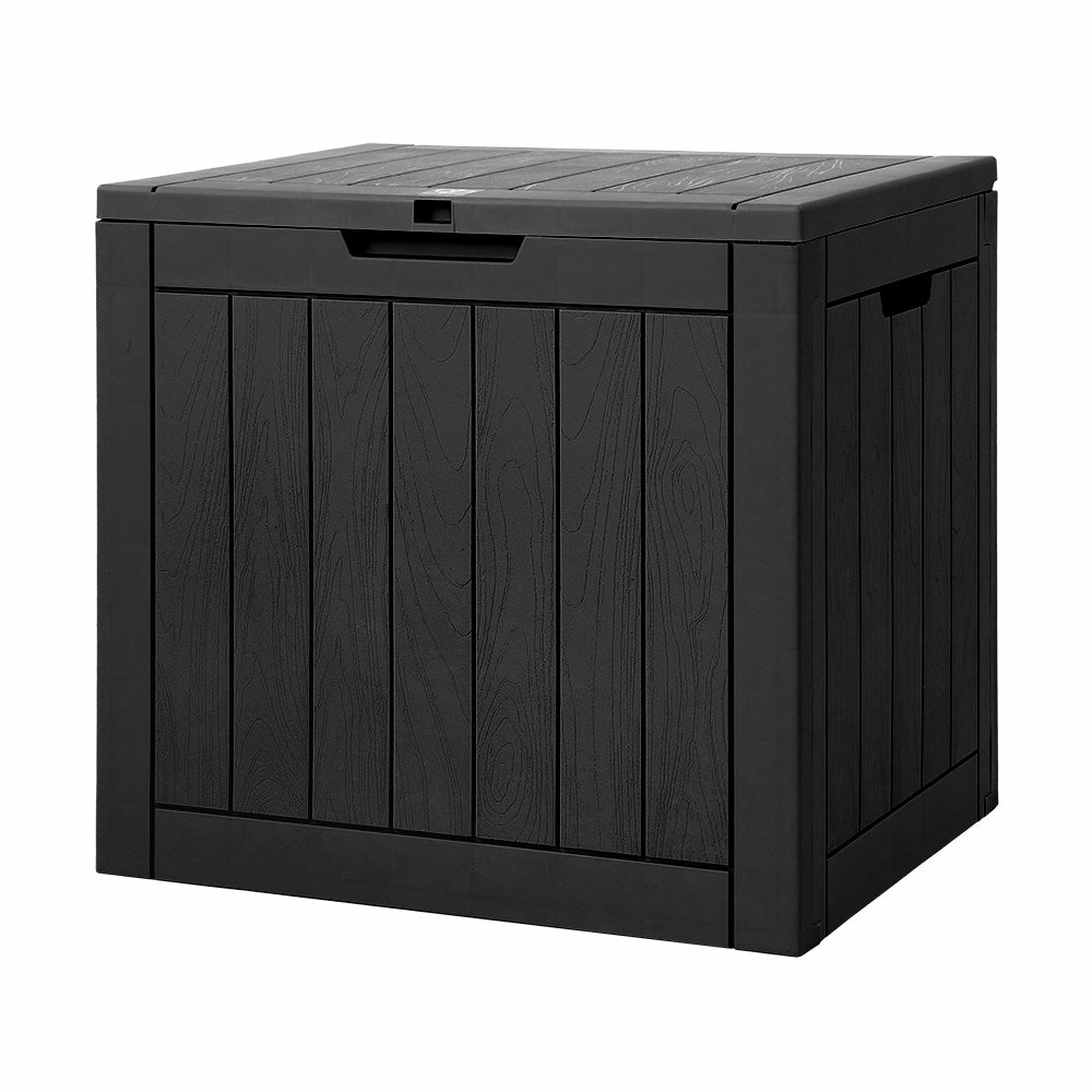 118L Weather-Resistant Lockable Outdoor Storage Box Outdoor Furniture