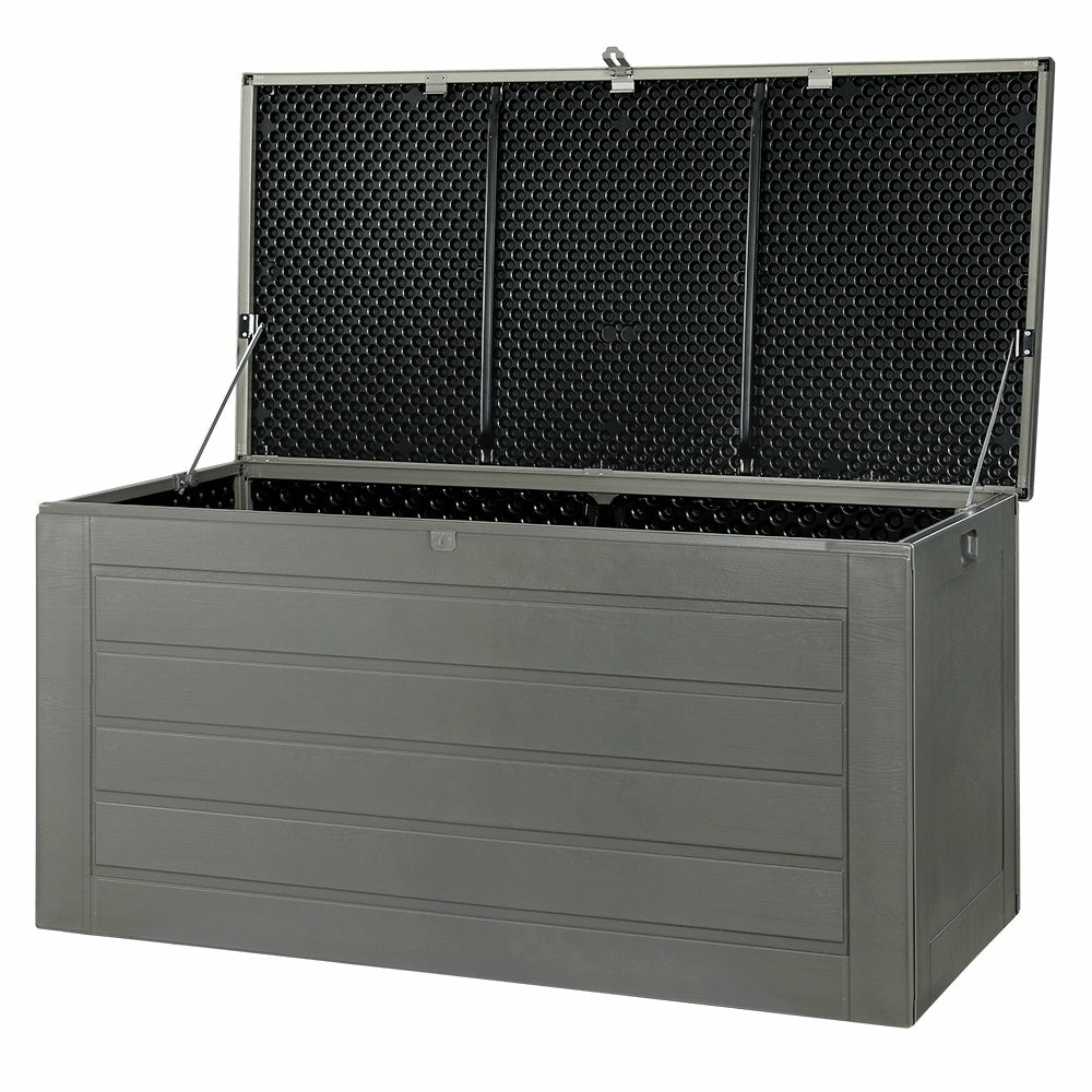 680L Lockable Weather-Resistant Outdoor Storage Box Bench Outdoor Furniture