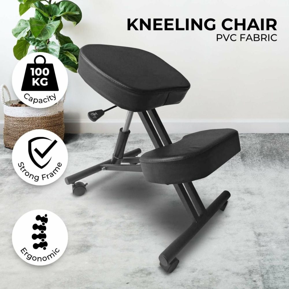 Adjustable Ergonomic Kneeling Chair With Brakes Furniture