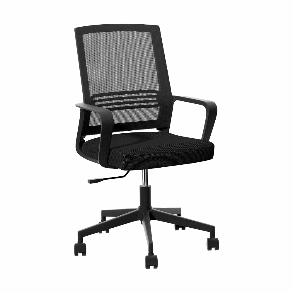 Adjustable Mesh Office Chair With Armrest And Wheels Furniture