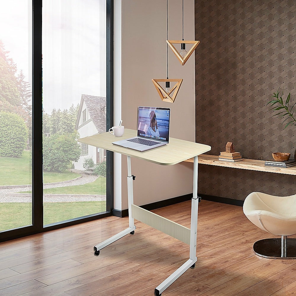 Adjustable Wood Computer Desk With Storage Computer Desks