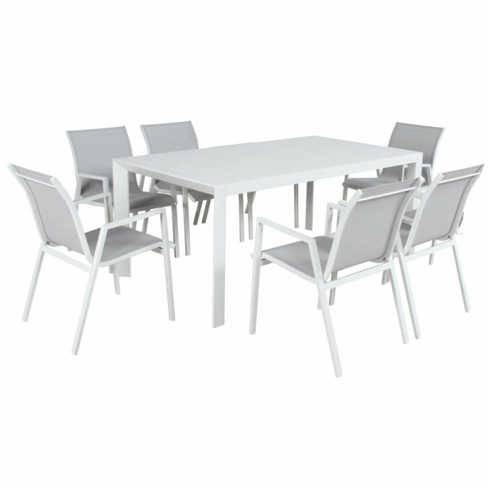 All-Weather 7Pc Aluminium Outdoor Dining Set Outdoor Dining Sets