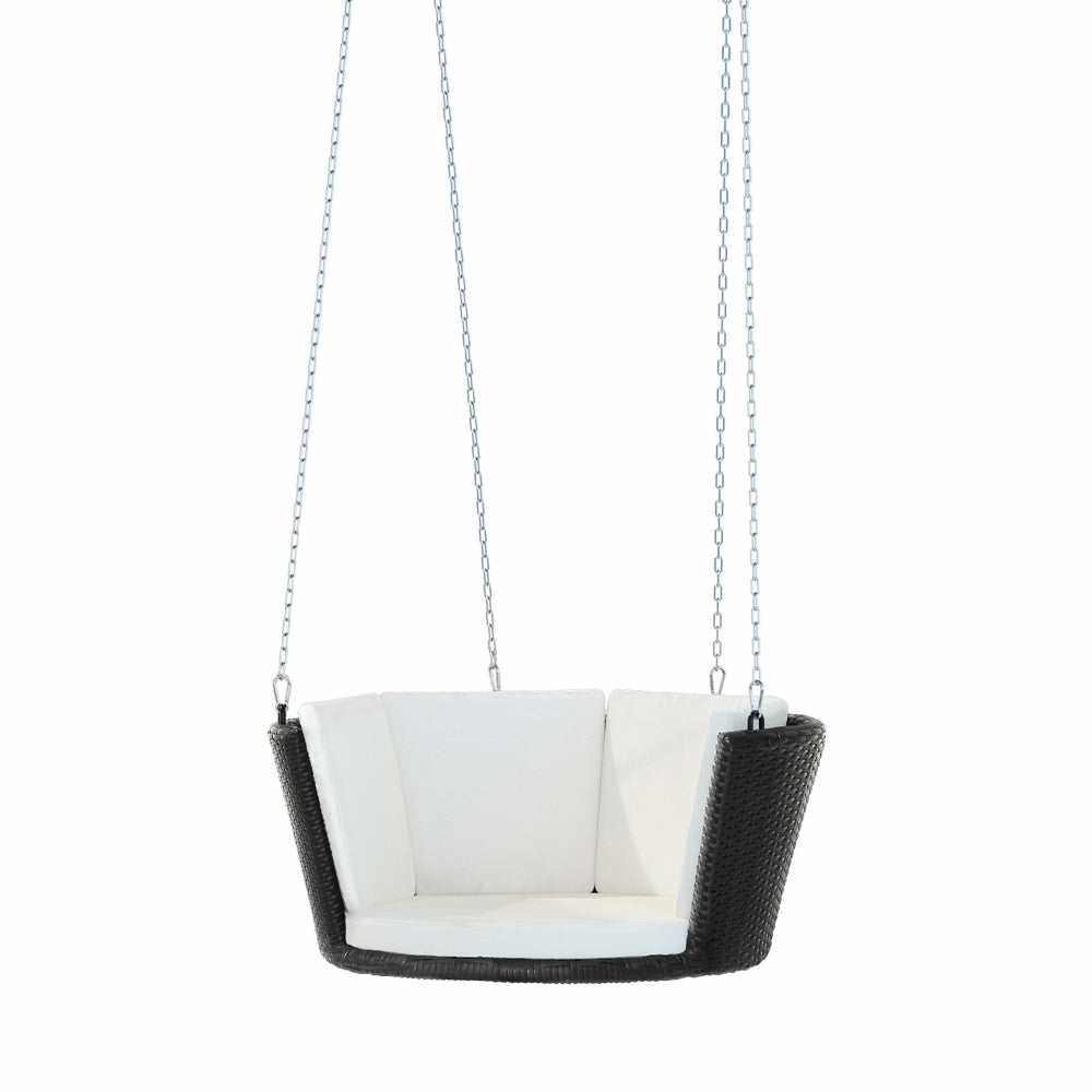 Black Rattan Swing Chair Outdoor Furniture