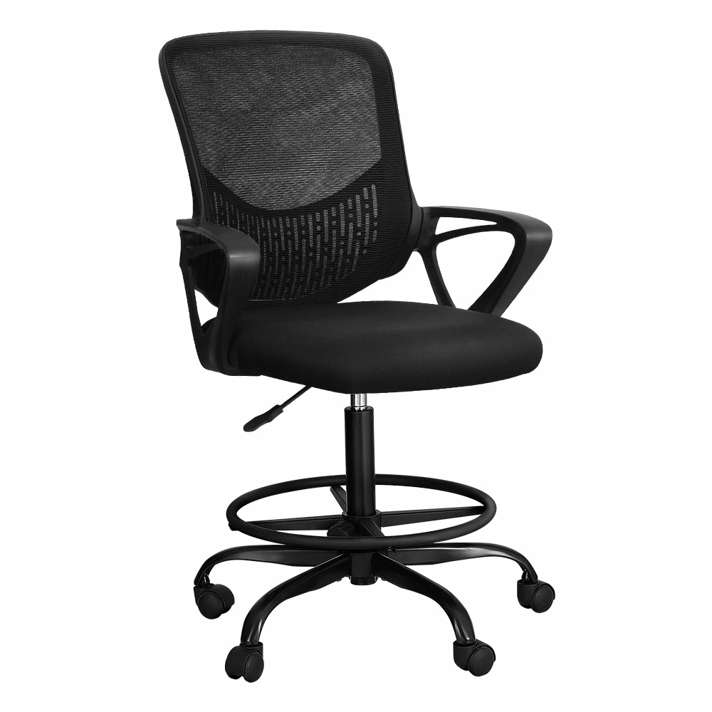 Breathable Mesh Drafting Office Chair With Footrest Furniture