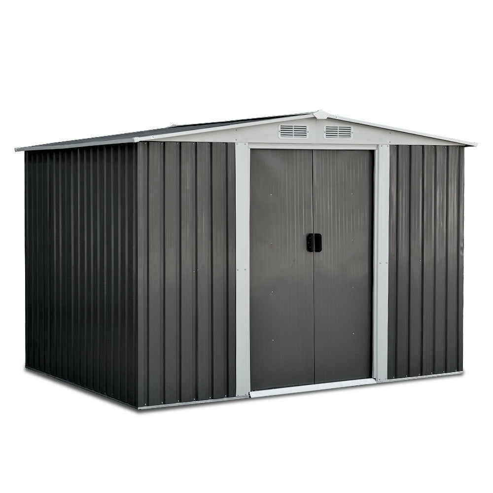 Corrosion-Resistant Galvanized Garden Shed 2.58X2.07M Garden Sheds