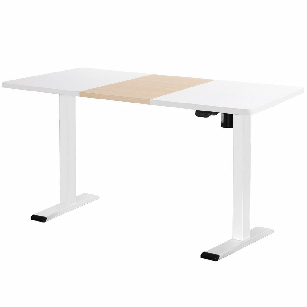 Dual-Motor Electric Height Adjustable Standing Desk 140Cm Furniture