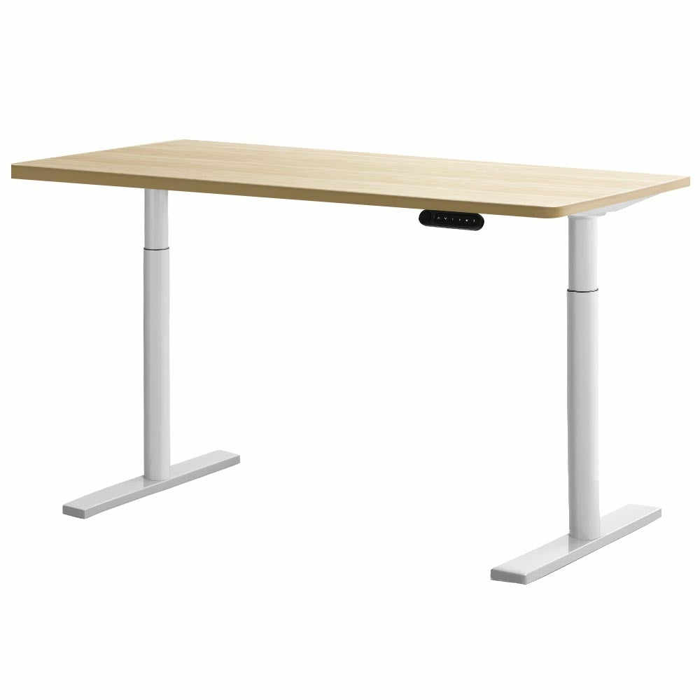 Dual Motor Electric Standing Desk 140Cm Furniture