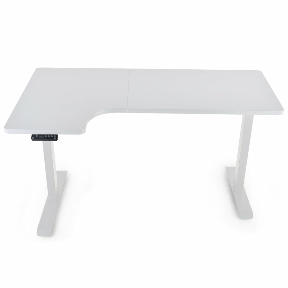 Dual Motor L-Shape Standing Desk Furniture