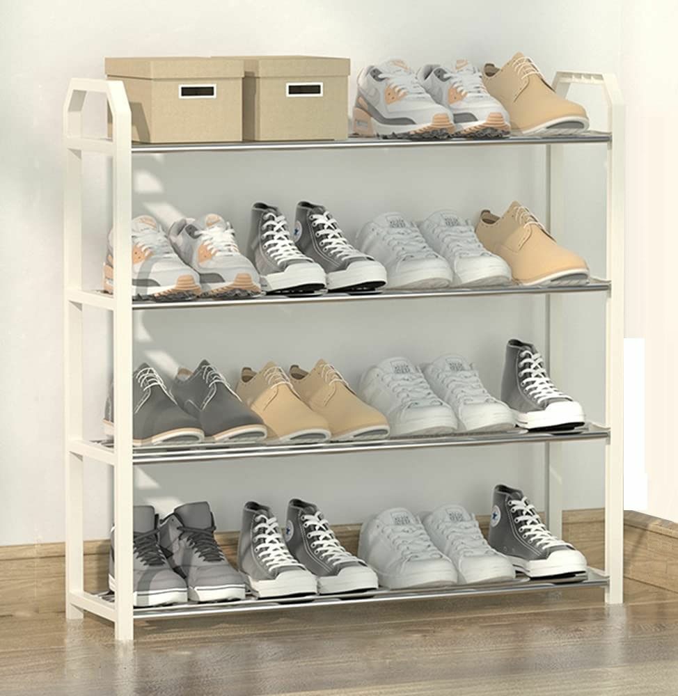 Durable 4 Tier Shoe Rack Organizer Furniture