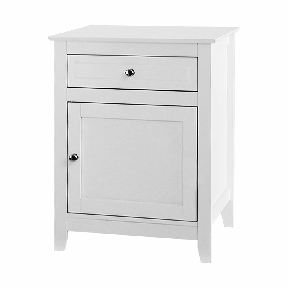 E1 Mdf Bedside Tables W/ Storage Drawers Bedroom