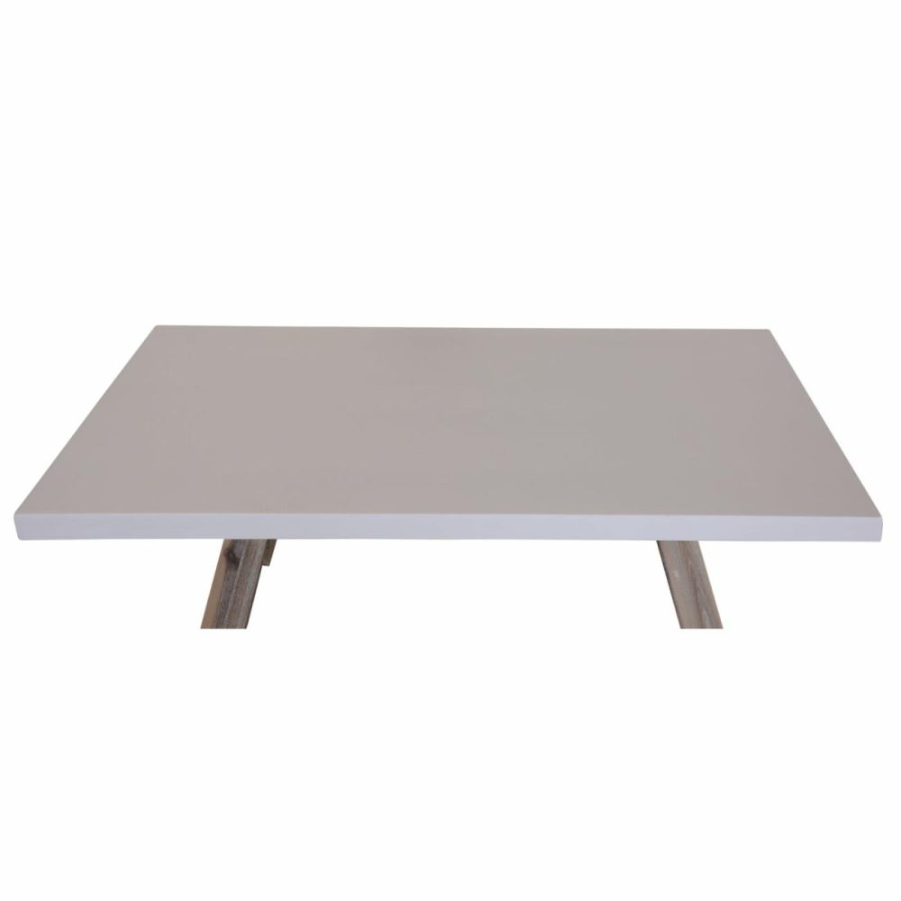 Eco-Friendly 120Cm Coffee Table W/ Concrete Top Coffee Tables