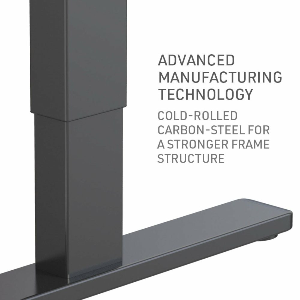 Electric Adjustable Sit-Stand Desk 140X60Cm 70Kg Load Furniture