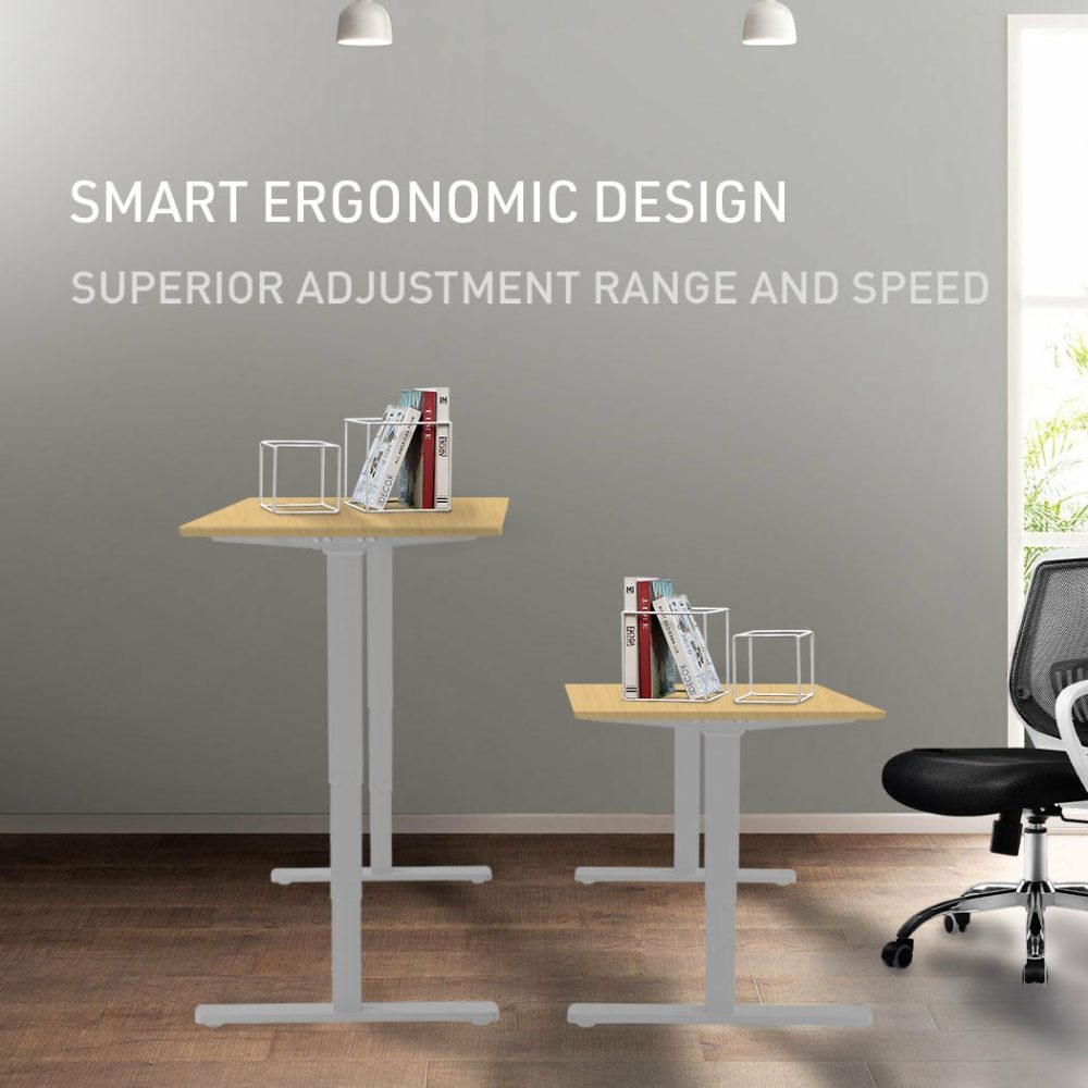 Electric Height Adjustable Sit-Stand Desk Furniture