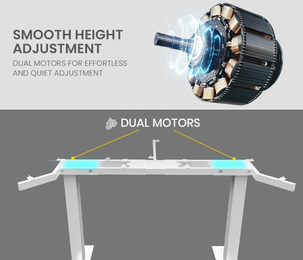 Electric Sit Stand Corner Desk Furniture