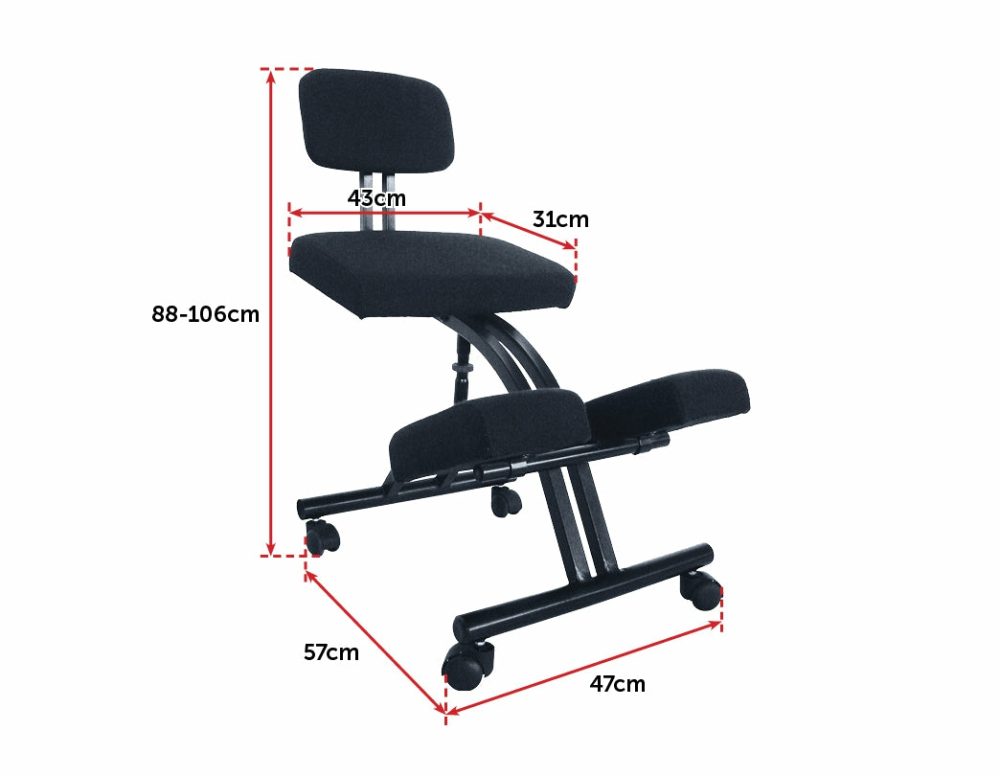 Ergonomic Adjustable Kneeling Chair For Posture Support Furniture