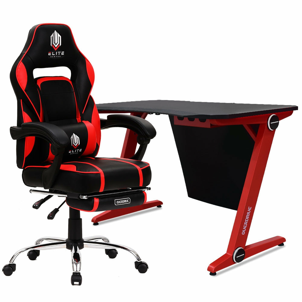 Ergonomic Gaming Chair & Desk Setup Furniture