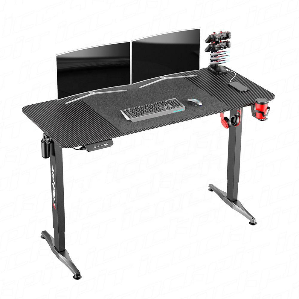 Ergonomic Height Adjustable Gaming Desk With Electric Lift Furniture