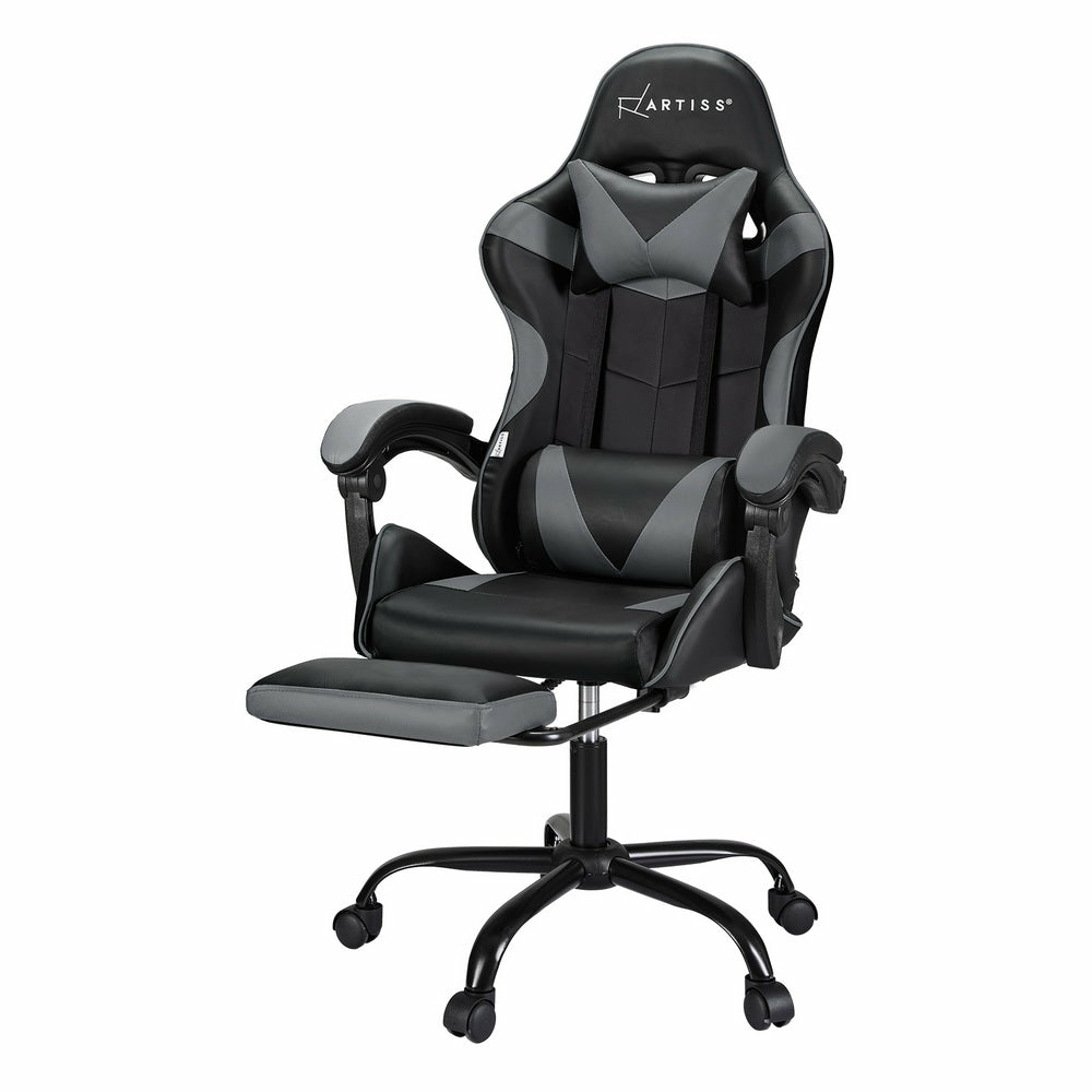 Ergonomic Massage Gaming Office Chair With Footrest Furniture