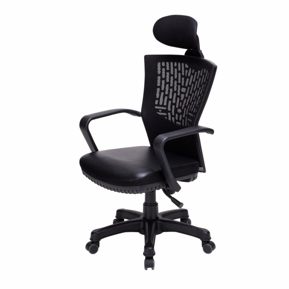 Ergonomic Mesh Back Office Chair With Headrest Furniture