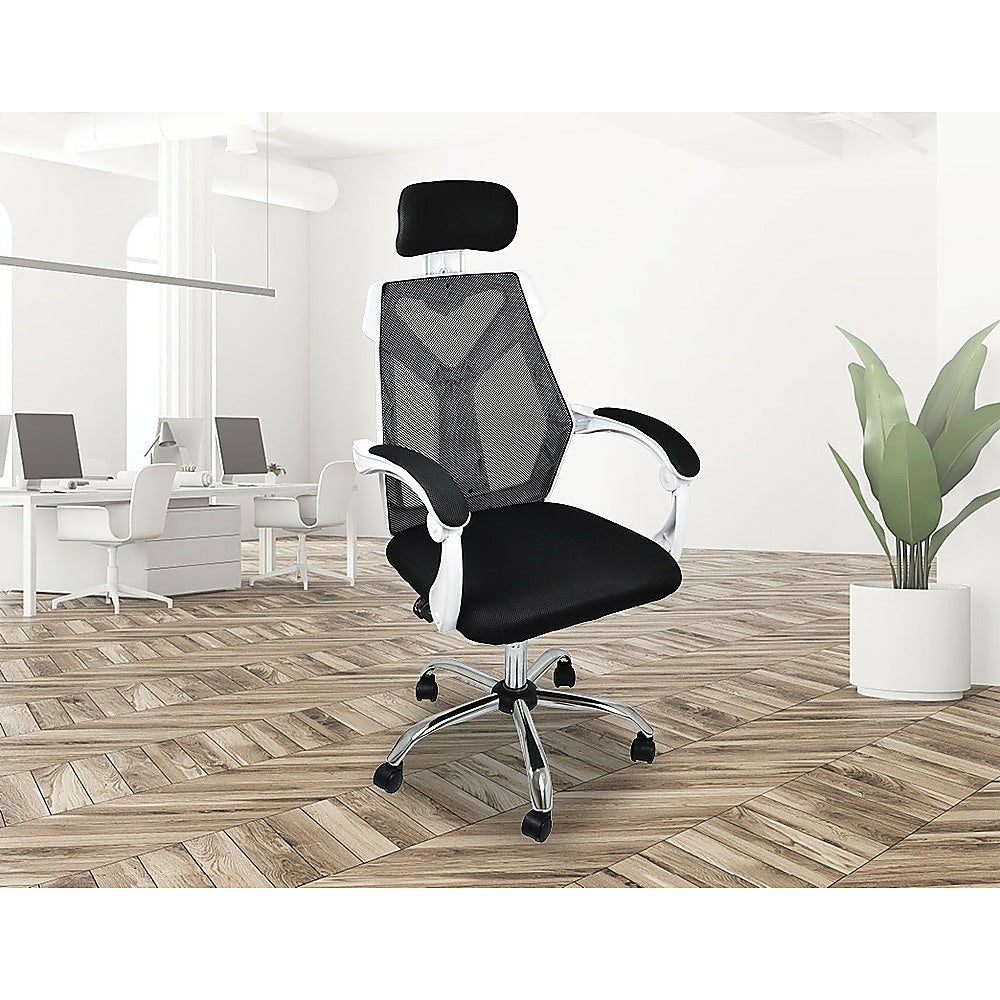 Ergonomic Mesh Back Office Chair With Lumbar Support Furniture