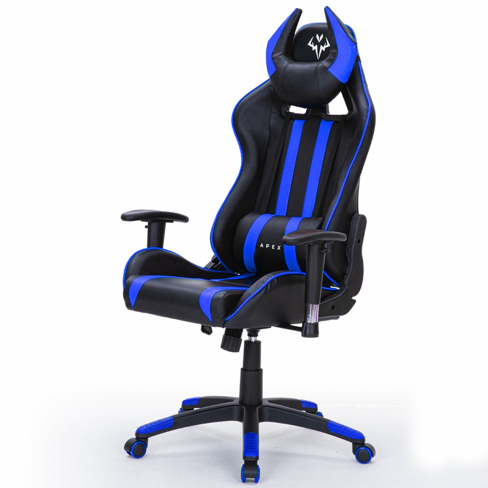 Ergonomic Reclining Gaming Chair 135° Pu Leather Lumbar Furniture