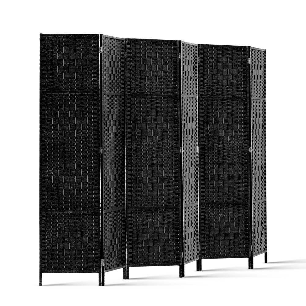 Handcrafted 6-Panel Foldable Room Divider Screen Furniture