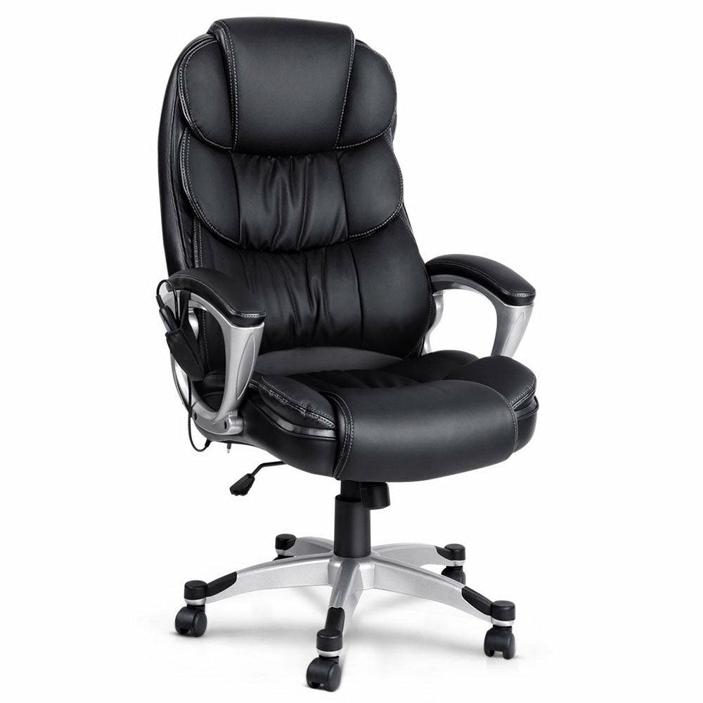 Heated 8-Point Massage Office Chair Furniture