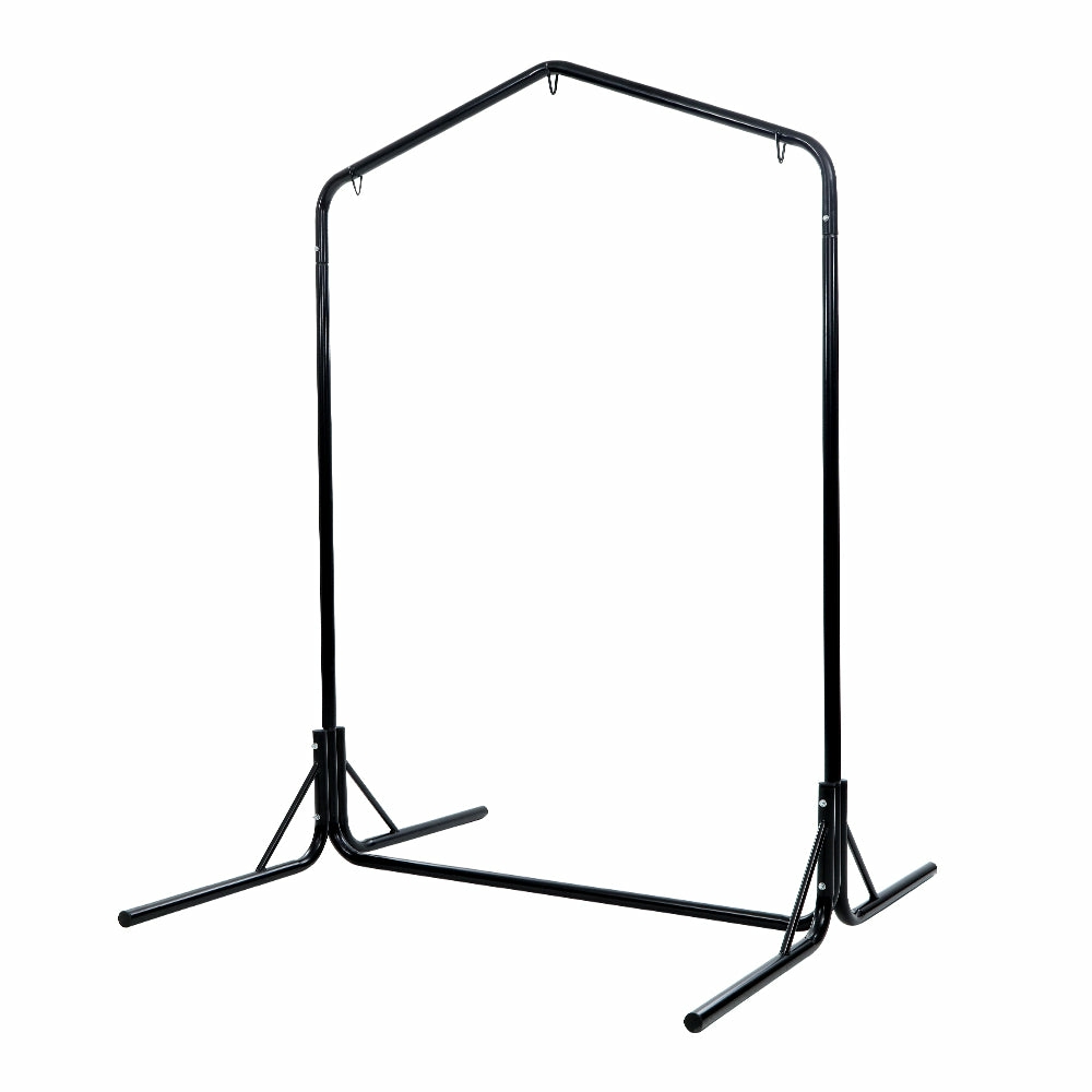 Heavy-Duty Steel Hammock Chair Stand 200Kg 2-Person Outdoor Garden Accessories