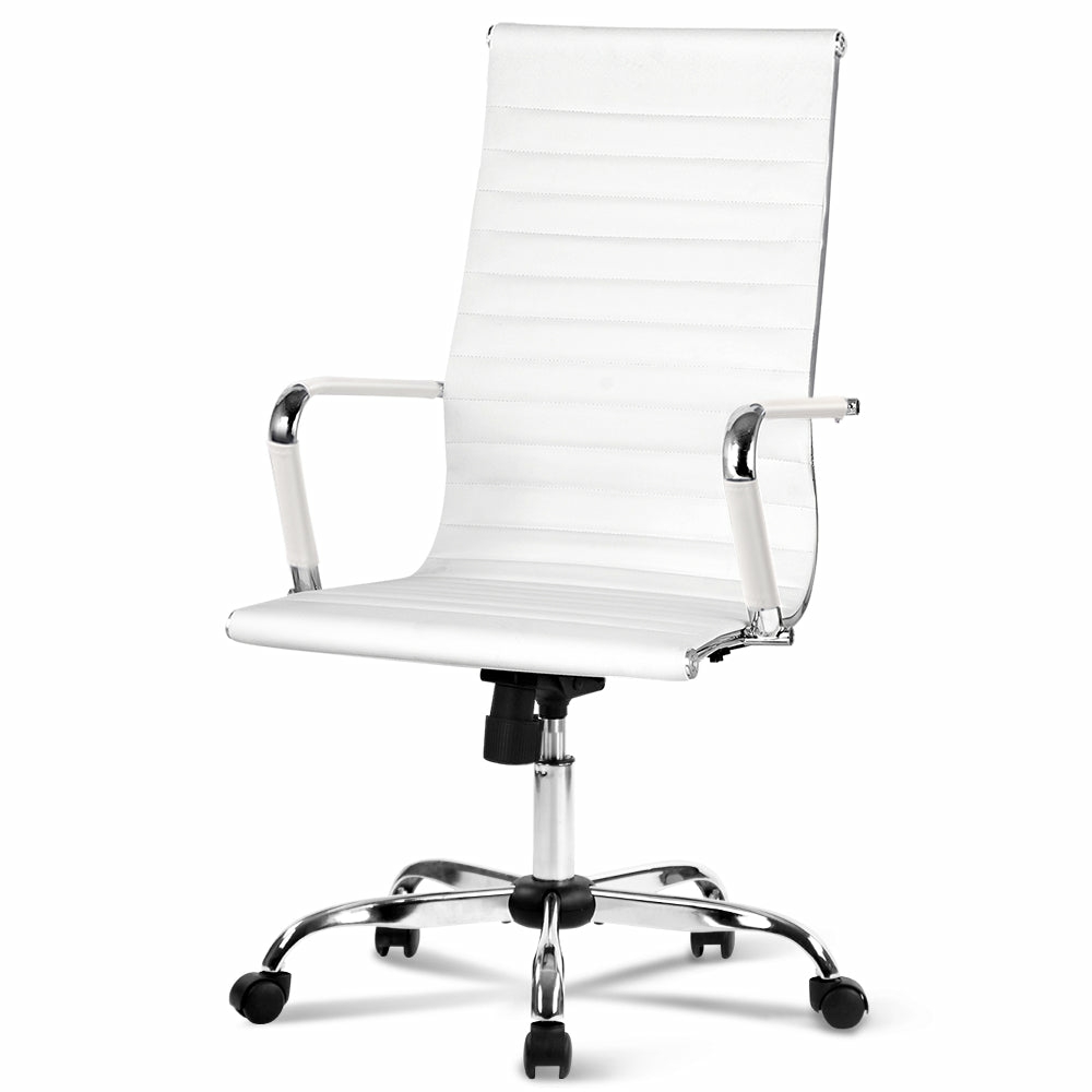 High Back Pu Leather Office Chair With 360° Rotation Furniture