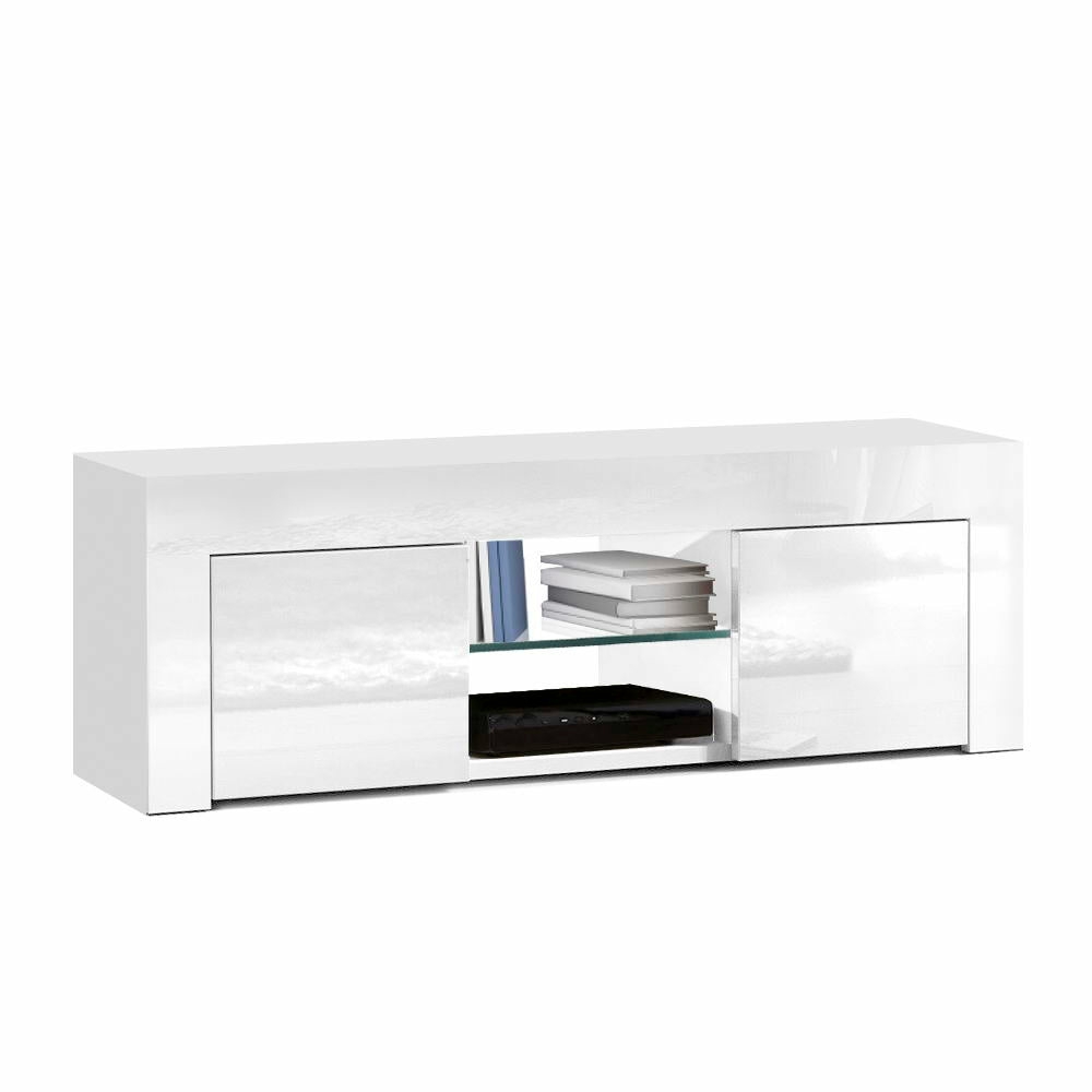 High Gloss Entertainment Unit W/ Storage Furniture