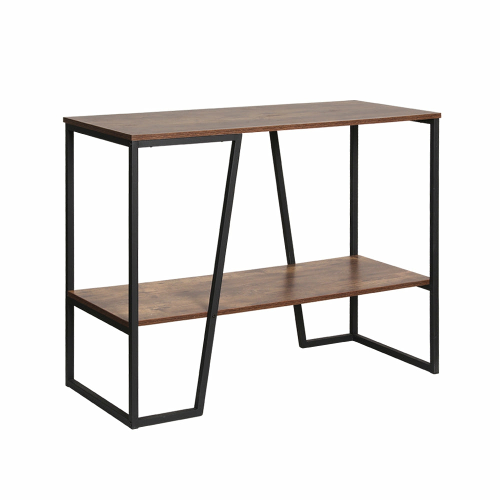 Industrial 2-Tier Console Table Furniture