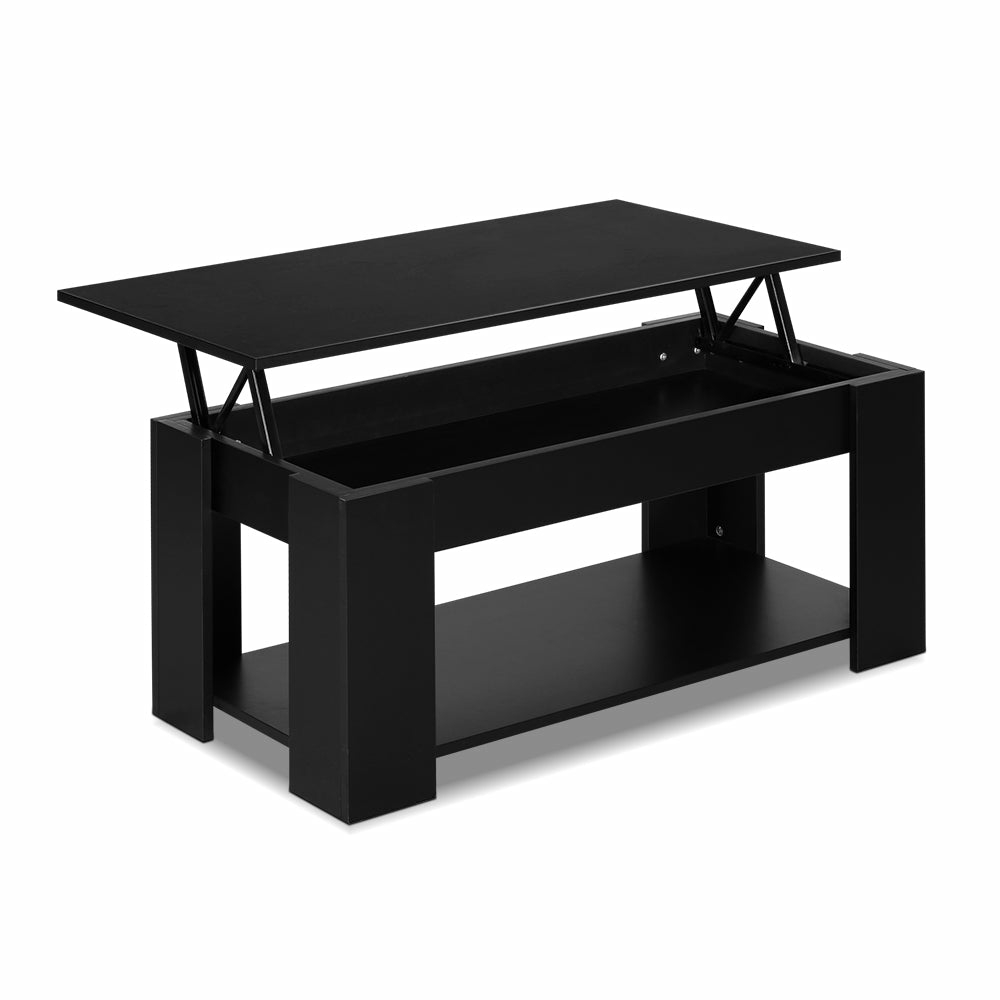 Lift-Top Coffee Table W/ Storage & Shelf Coffee Tables