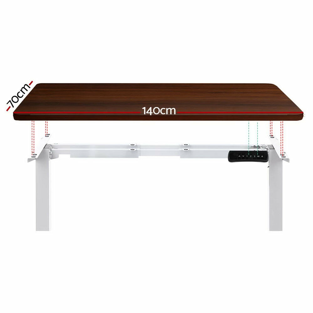 Motorised Dual Motor Standing Desk Frame 140Cm Furniture