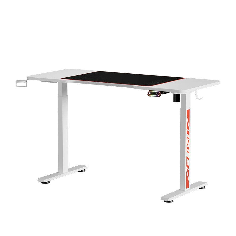 Motorised Rgb Led Standing Gaming Desk Furniture