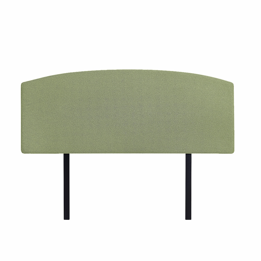 Olive Green Double Bed Curved Headboard Bed Heads