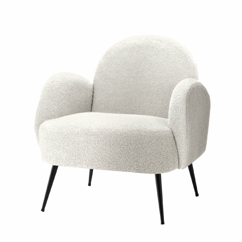 Premium Sherpa Armchair With Steel Legs Armchairs