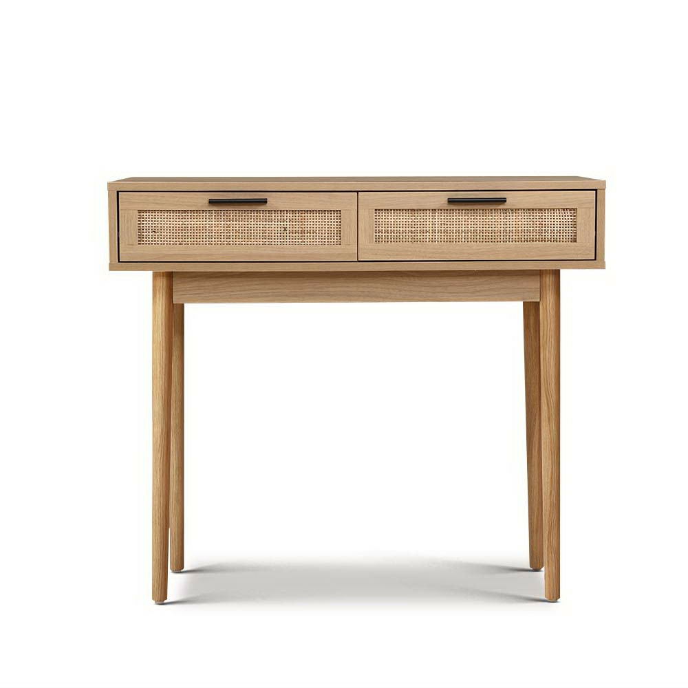 Rattan Drawer Console Table Furniture