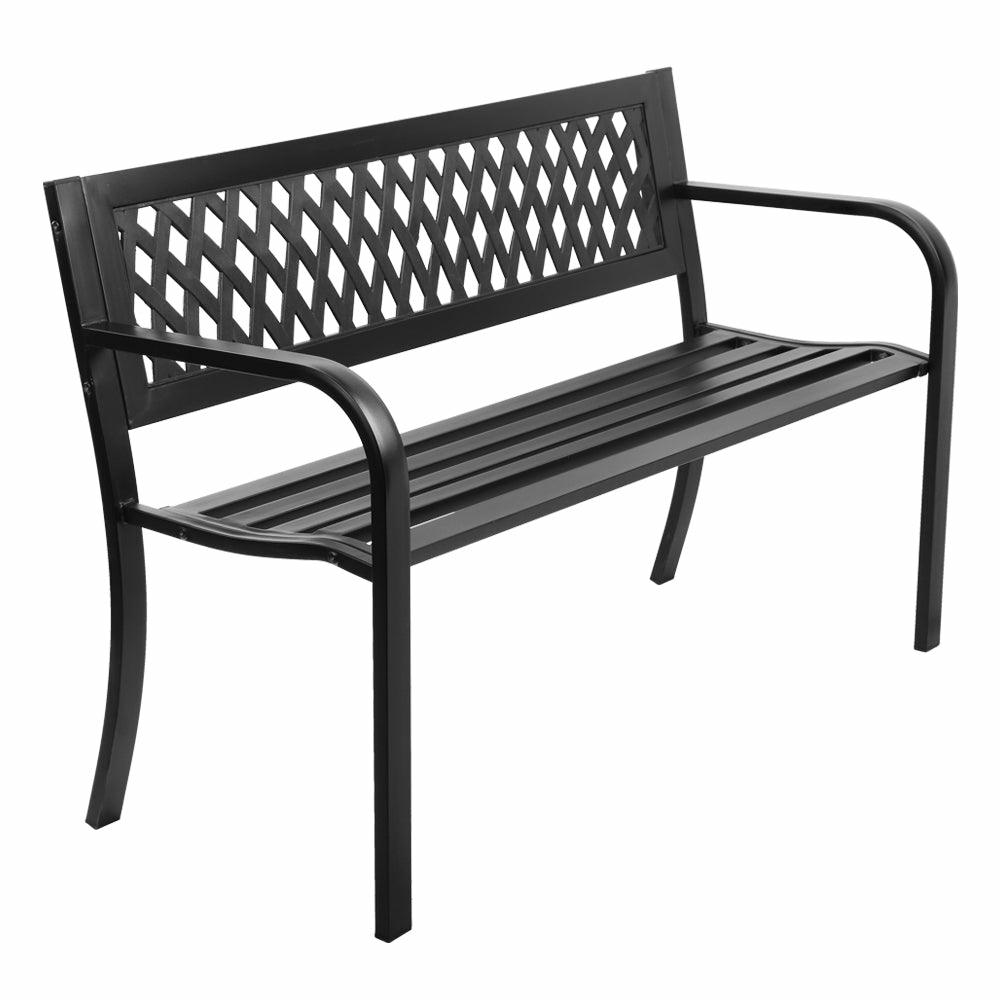 Rust-Resistant Steel Garden Bench Garden Benches