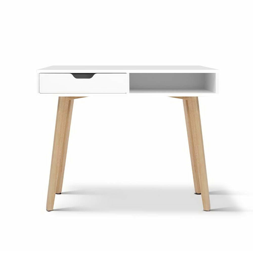 Scratch-Resistant Desk W/ Drawer & Shelf 90Cm Furniture