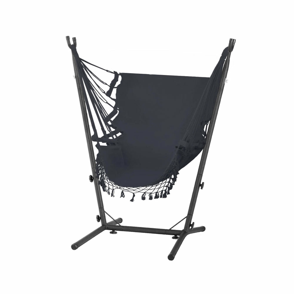 Soft-Touch Hammock Chair With Metal Frame Garden Accessories