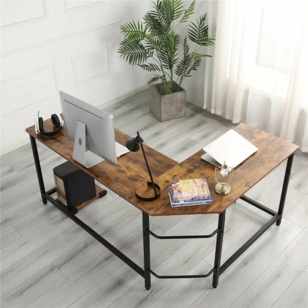 Spacious L-Shaped Corner Computer Desk Computer Desks