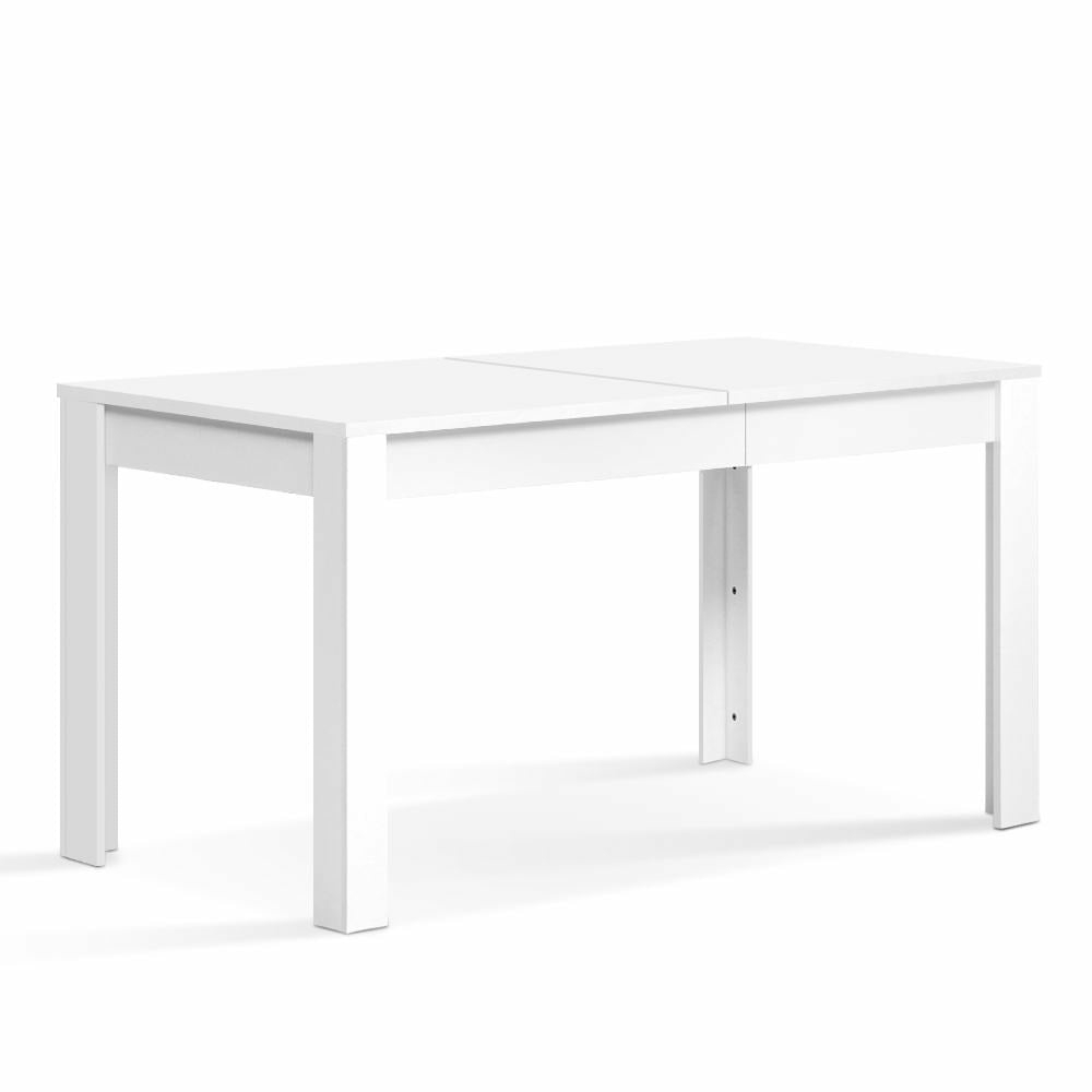 Sturdy 4-6 Seater Dining Table 120Cm White Dining Room