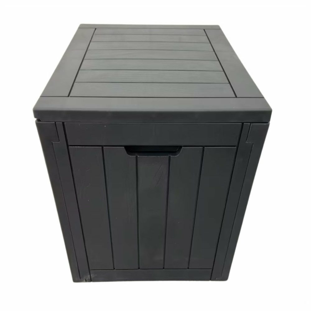 Weatherproof Lockable 118L Outdoor Storage Box (Black) Outdoor Furniture