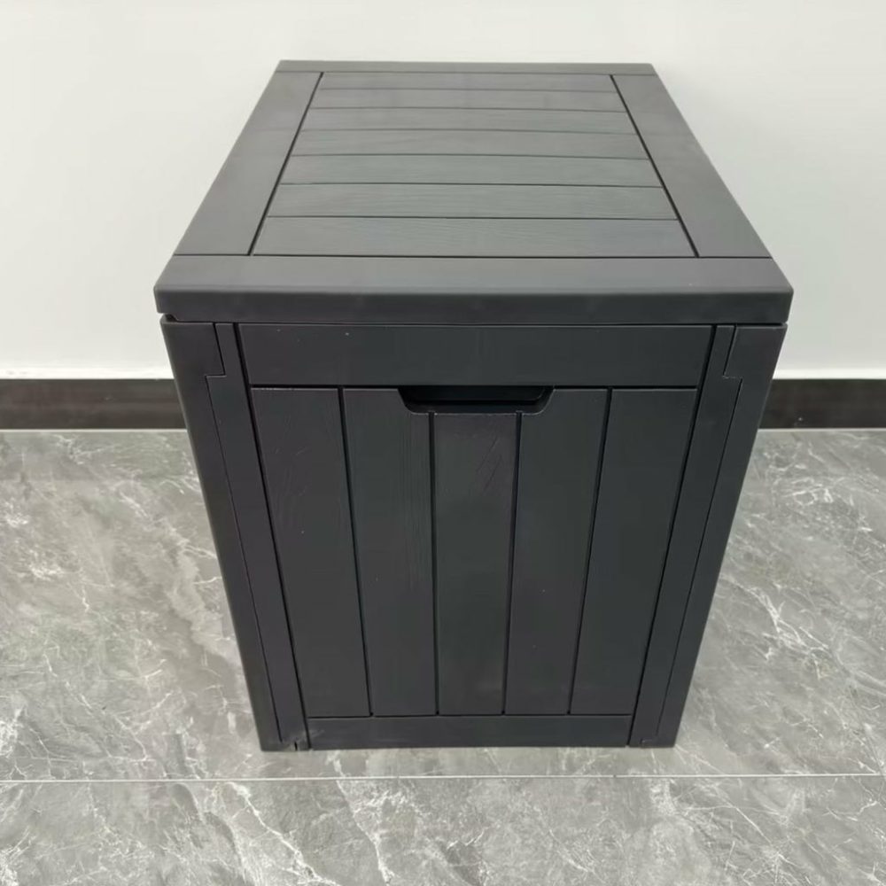 Weatherproof Lockable 118L Outdoor Storage Box (Black) Outdoor Furniture