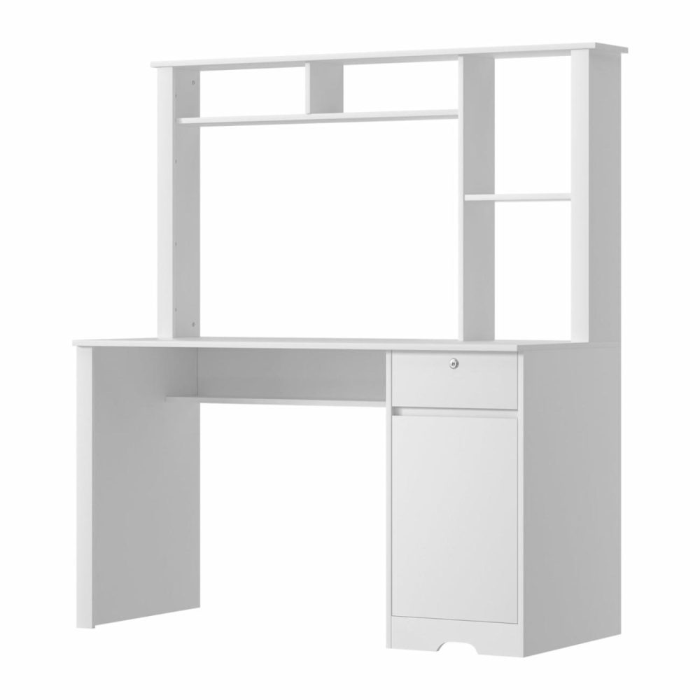 Wide Desktop Computer Desk With Storage Computer Desks