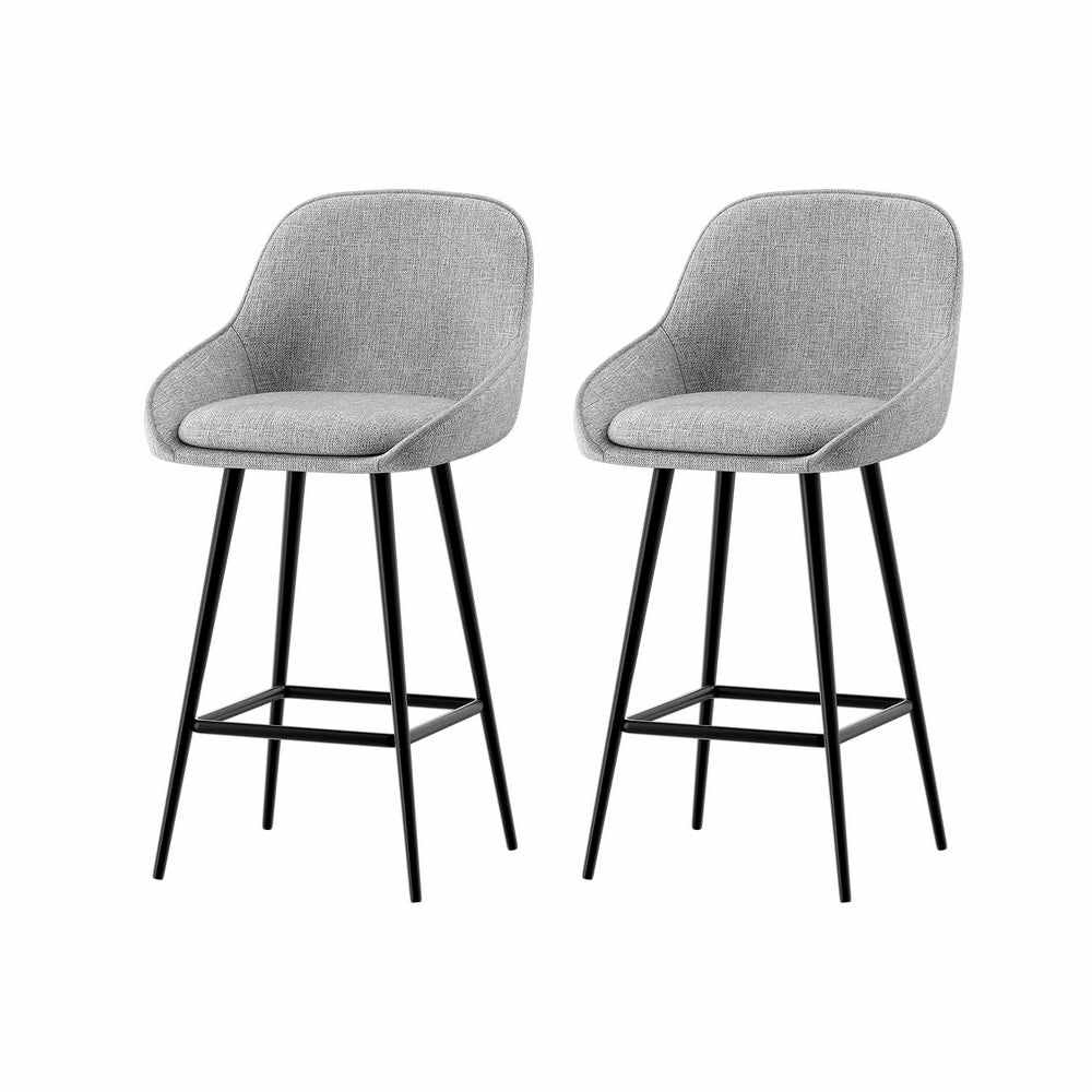 Linen Upholstered Bar Stools Bar Stools & Chairs