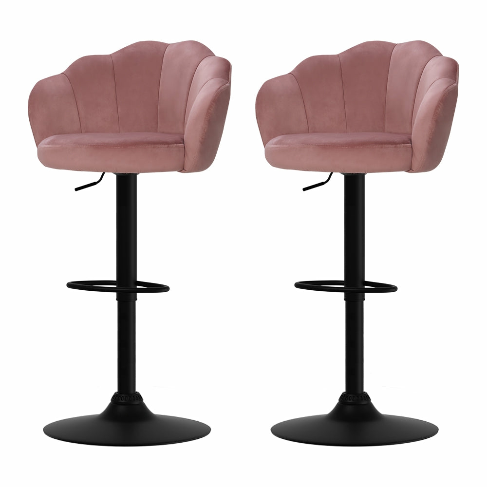 Velvet Adjustable Swivel Bar Stools Bar Stools & Chairs