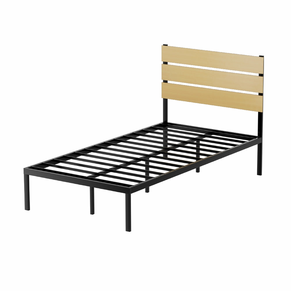 Rustic Metal King Single Bed Frame With Storage Bed Frames